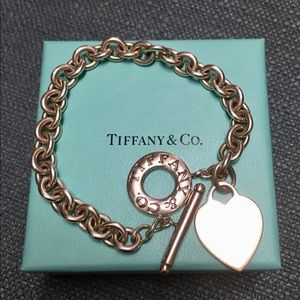 Tiffany &Co. 925 heart tag toggle bracelet